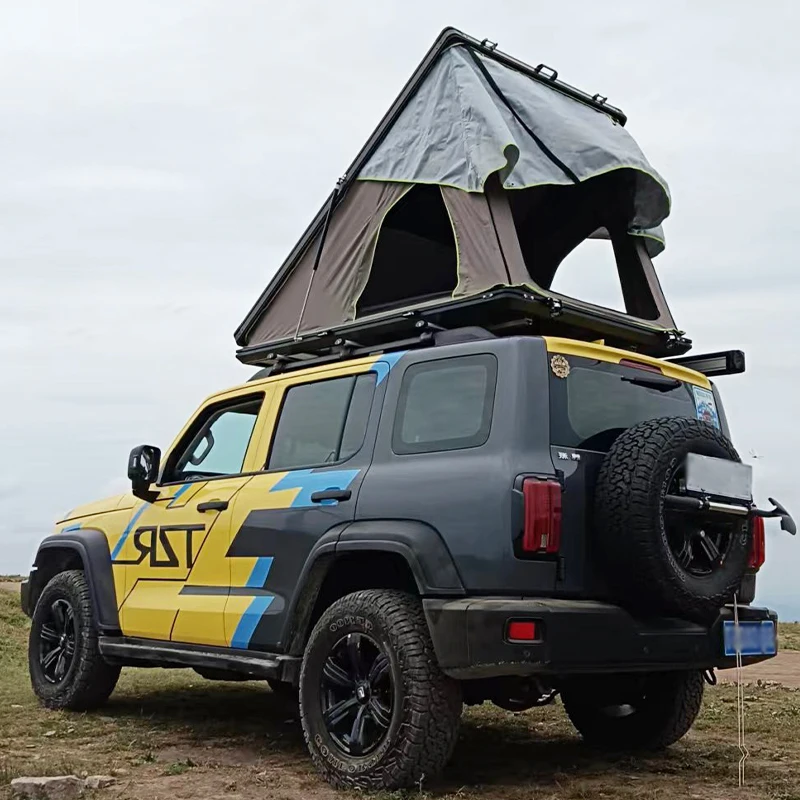 Four Season Double Folding Camping Awning Automatic 1-2 Person Aluminium Diagonal Bracing Type Top Roof Tent
Four Season Double Folding Camping Awning Automatic 1-2 Person Aluminium Diagonal Bracing Type Top Roof Tent