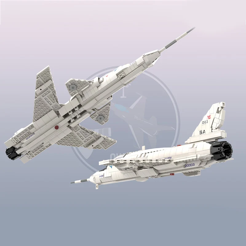 ADX-29 Fighter Jets Model MOC Building Bricks War Equipment Modular Technology Gifts Holiday Assemble Children Toys Suit
ADX-29 Fighter Jets Model MOC Building Bricks War Equipment Modular Technology Gifts Holiday Assemble Children Toys Suit