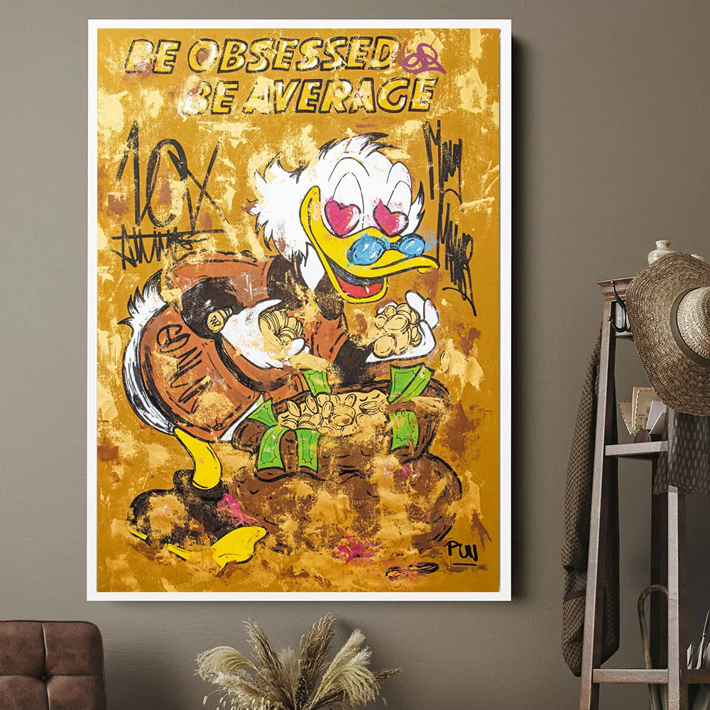 Be Obsessed And Be Average Canvas Painting Motivational Donald Duck Wall Art Prints And Posters For Living Room Decoration Gift
Be Obsessed And Be Average Canvas Painting Motivational Donald Duck Wall Art Prints And Posters For Living Room Decoration Gift