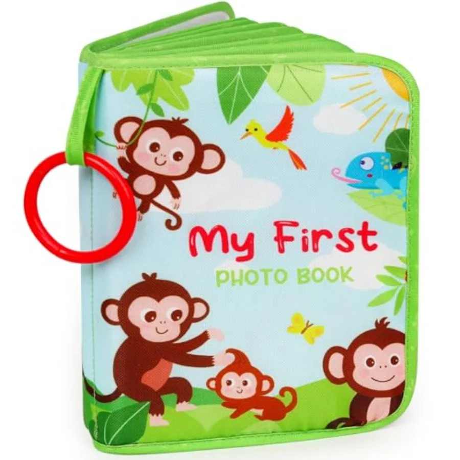 Baby Photo Album First Family Memory Book for Newborns, Toddlers Soft Photo Cloth Book with Mirror, Quality Gifts for Girls and
Baby Photo Album First Family Memory Book for Newborns, Toddlers Soft Photo Cloth Book with Mirror, Quality Gifts for Girls and