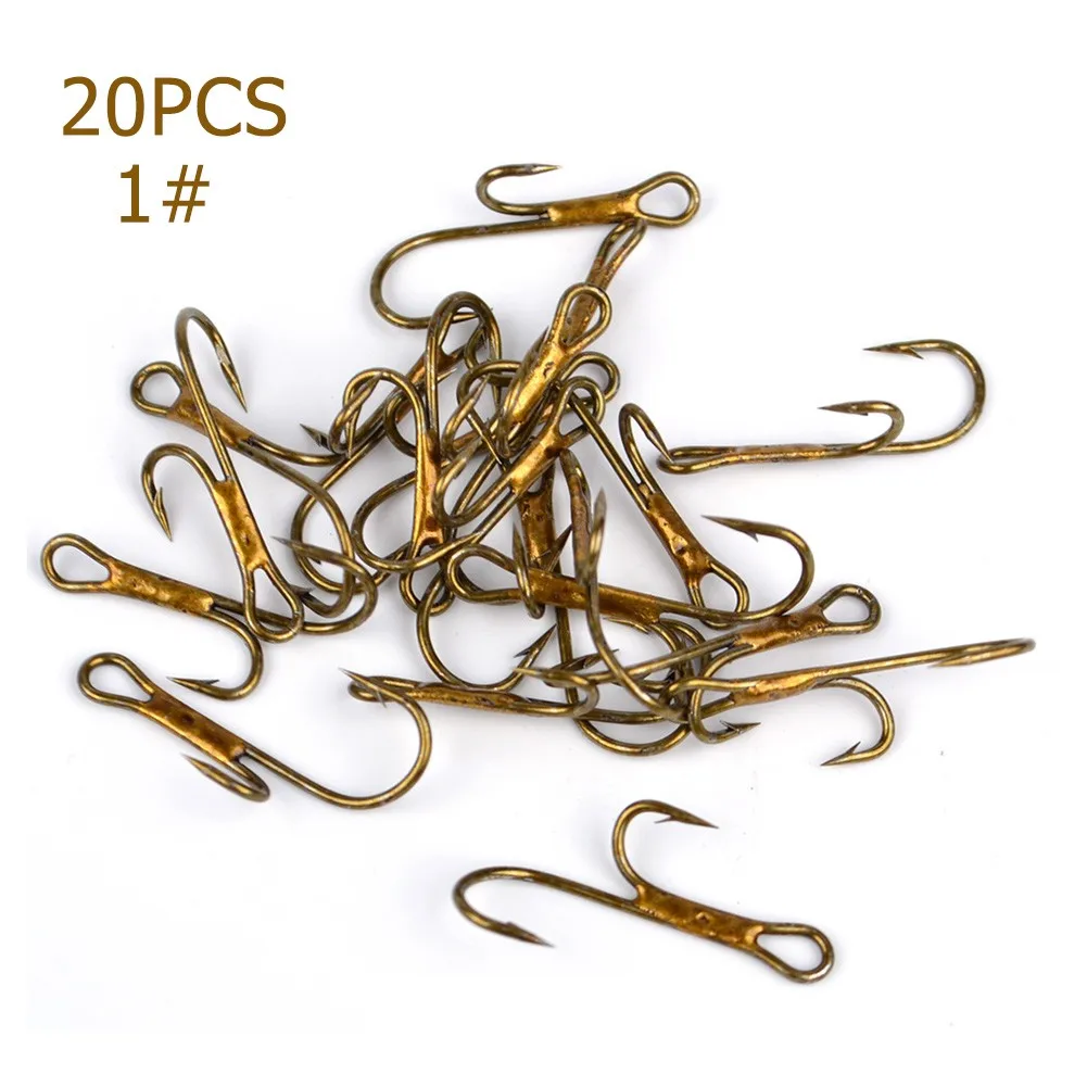 Super Strong 20pcs Double Hook Barbed Gadgets High Carbon Steel Worm Lure Crank Pike Fish Hooks Replacement Set New
Super Strong 20pcs Double Hook Barbed Gadgets High Carbon Steel Worm Lure Crank Pike Fish Hooks Replacement Set New