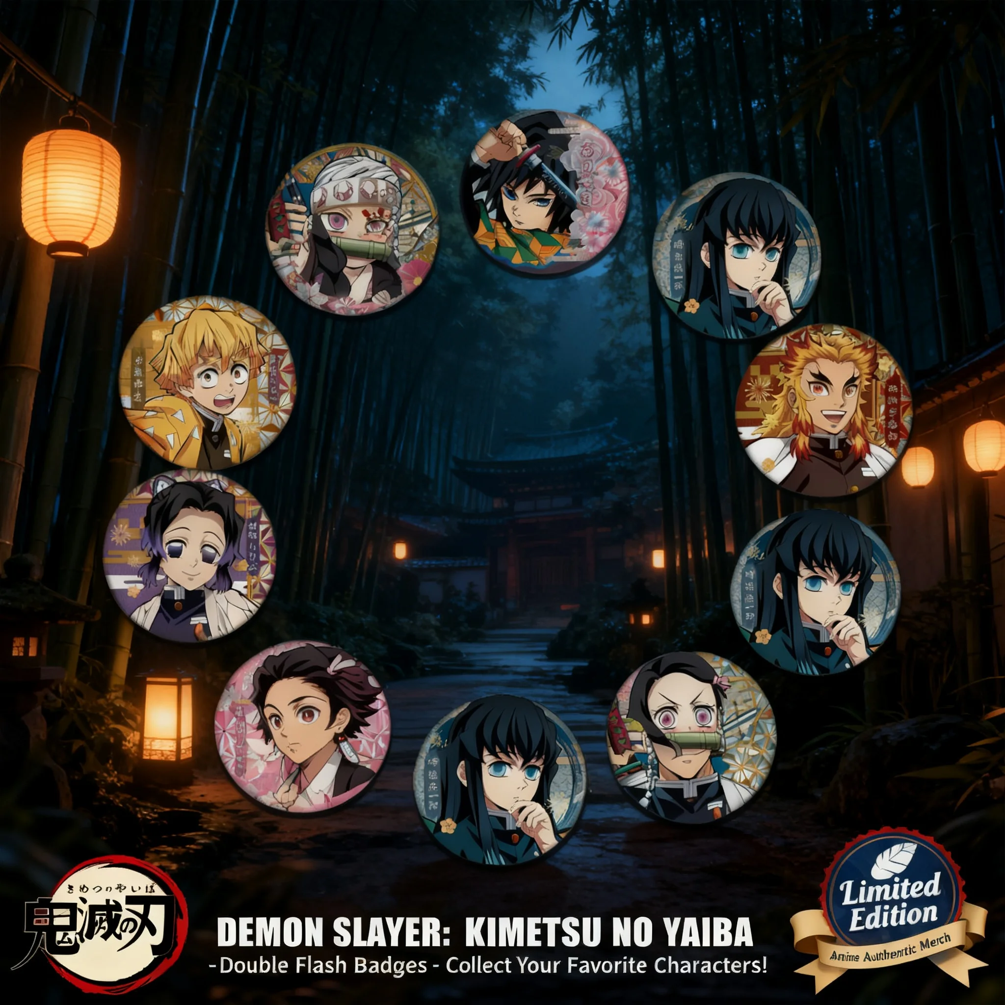 Demon Slayer Kimetsu no Yaiba Metal Tin Badges Full Character Collection 58 Pins Set Tokito Muichiro Kamado Tanjiro Nezuko
Demon Slayer Kimetsu no Yaiba Metal Tin Badges Full Character Collection 58 Pins Set Tokito Muichiro Kamado Tanjiro Nezuko