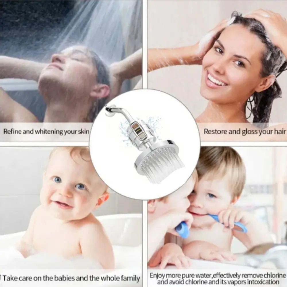 360° Adjustable Shower Water Purification Filter Reduce Skin Dryness Adjustable Nozzle Shower Head Filter Hard Water Filter
360° Adjustable Shower Water Purification Filter Reduce Skin Dryness Adjustable Nozzle Shower Head Filter Hard Water Filter