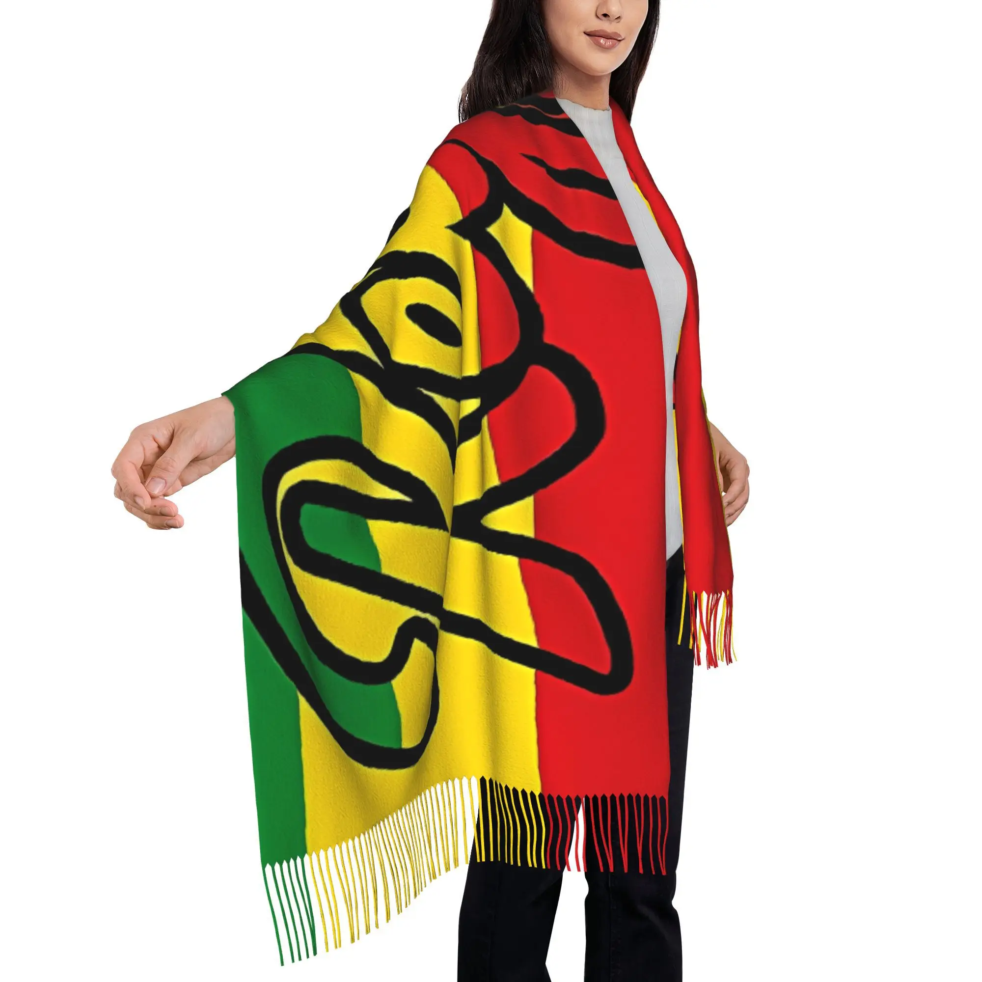 1pc of Reggae Scarf Featuring Rastafari Flag Colors, Perfect for Autumn And Winter, Stylish And Warm Birthday Gift
1pc of Reggae Scarf Featuring Rastafari Flag Colors, Perfect for Autumn And Winter, Stylish And Warm Birthday Gift