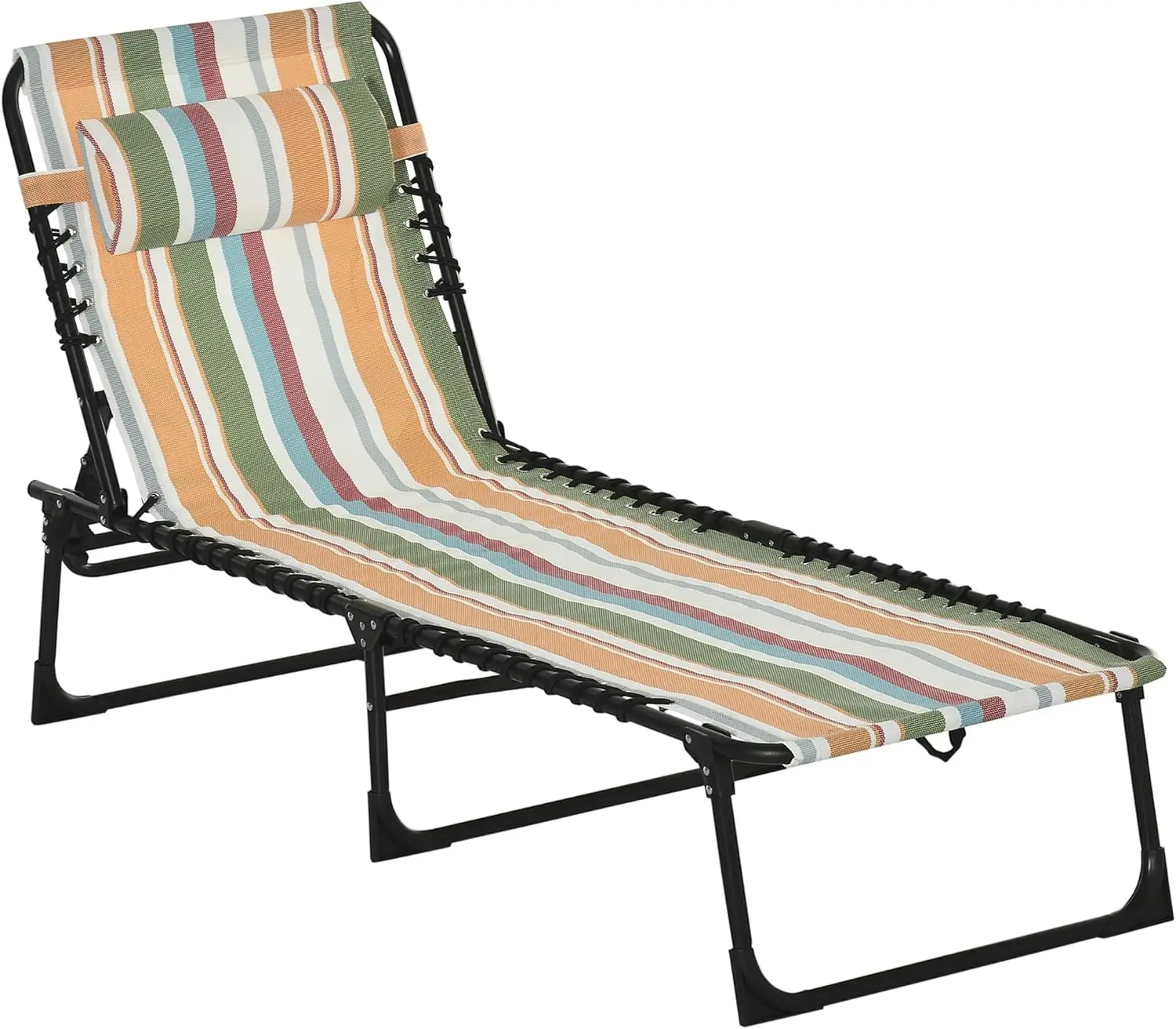 Folding Chaise Lounge Pool Chair, Patio Sun Tanning Chair, Outdoor Lounge Chair with 4-Position Reclining Back, Breathable Mesh
Folding Chaise Lounge Pool Chair, Patio Sun Tanning Chair, Outdoor Lounge Chair with 4-Position Reclining Back, Breathable Mesh