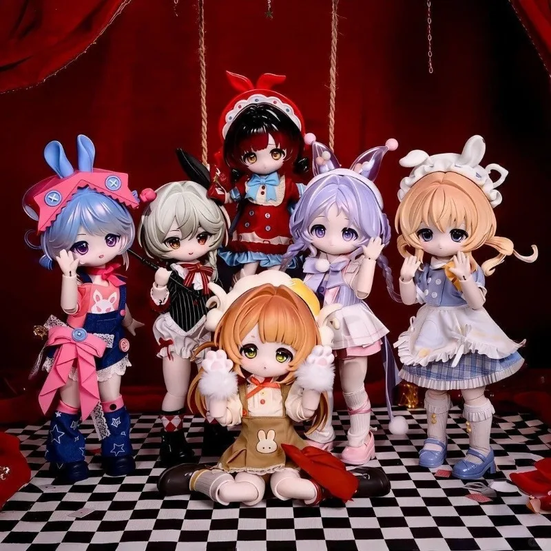 New Style Bonnie Rabbit Dream Box BJD Blind Box Mini 1/6 Scale Jointed Doll PVC ABS Action Figure Dress-up Collectible Toy Gift
New Style Bonnie Rabbit Dream Box BJD Blind Box Mini 1/6 Scale Jointed Doll PVC ABS Action Figure Dress-up Collectible Toy Gift
