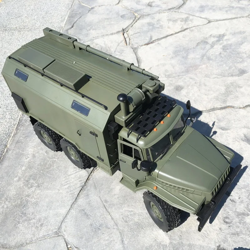 WPLB-36 Ural Command Communication Vehicle RC CAR Six Wheel Drive Remote Control Climbing Six Wheel Toy
WPLB-36 Ural Command Communication Vehicle RC CAR Six Wheel Drive Remote Control Climbing Six Wheel Toy