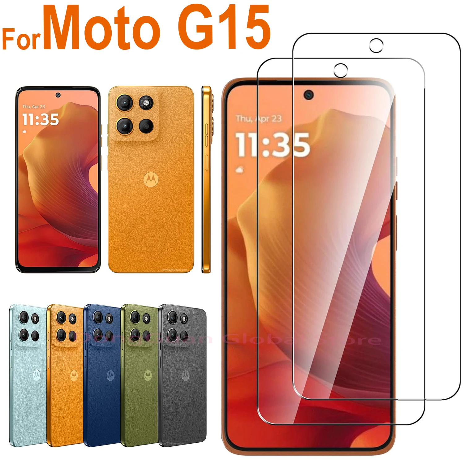 1/2/3/4Pcs For Motorola Moto G15 Tempered Glass Screen Protector Glass
1/2/3/4Pcs For Motorola Moto G15 Tempered Glass Screen Protector Glass