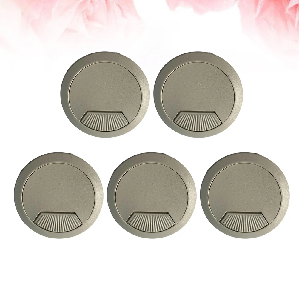 5pcs 50mm Computer Desk Cable Coil Out Hole Covers Brushed Texture Desktop Threading Box Wiring Ducts Covers for Home Office
5pcs 50mm Computer Desk Cable Coil Out Hole Covers Brushed Texture Desktop Threading Box Wiring Ducts Covers for Home Office