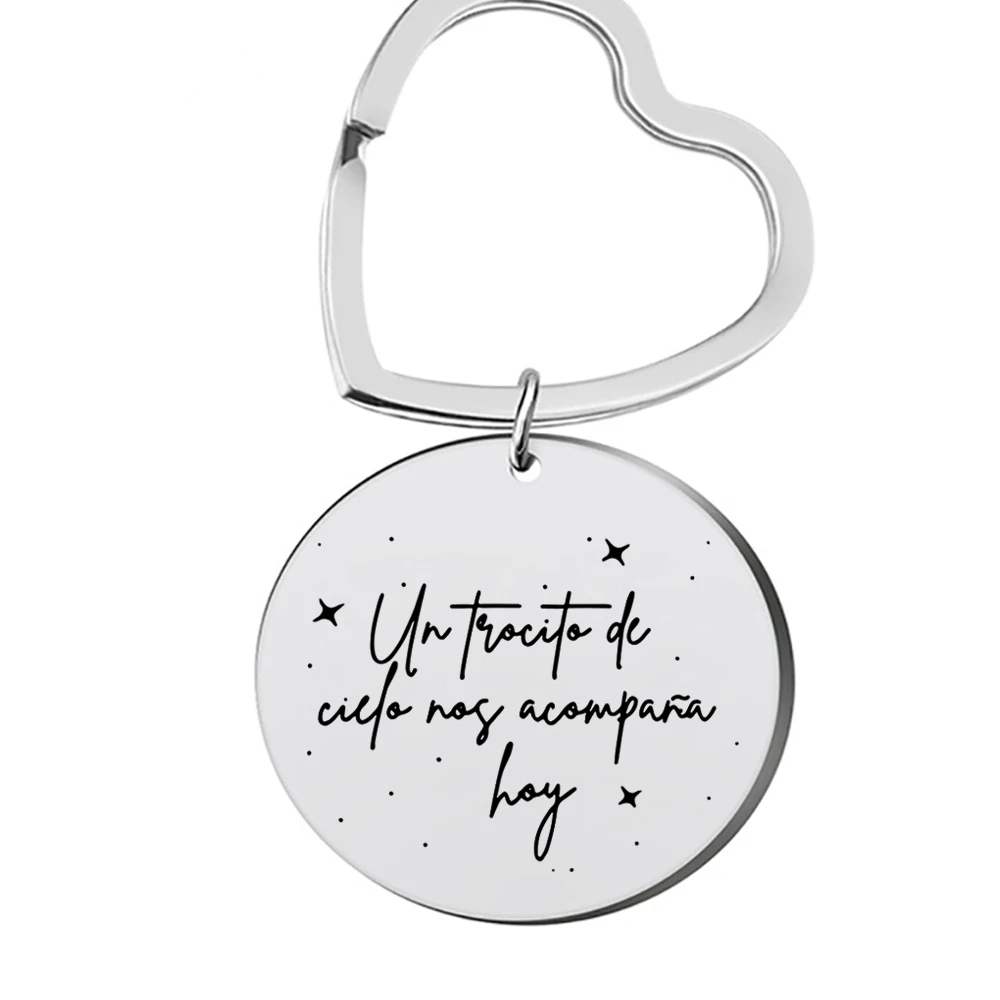 Spanish Wedding Bouquet Keychain Gifts Un Trocito De Cielo Nos Acompaña Hoy Wedding Accessories Gifts Keyring for Her Him
Spanish Wedding Bouquet Keychain Gifts Un Trocito De Cielo Nos Acompaña Hoy Wedding Accessories Gifts Keyring for Her Him