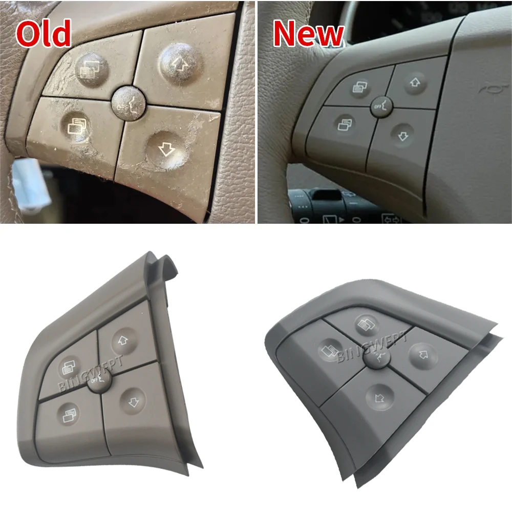 For Mercedes Benz GL ML R W164 W251 2006-2009 For B Class W245 2008-2011 Steering Wheel Buttons Control Switch Button 
For Mercedes Benz GL ML R W164 W251 2006-2009 For B Class W245 2008-2011 Steering Wheel Buttons Control Switch Button