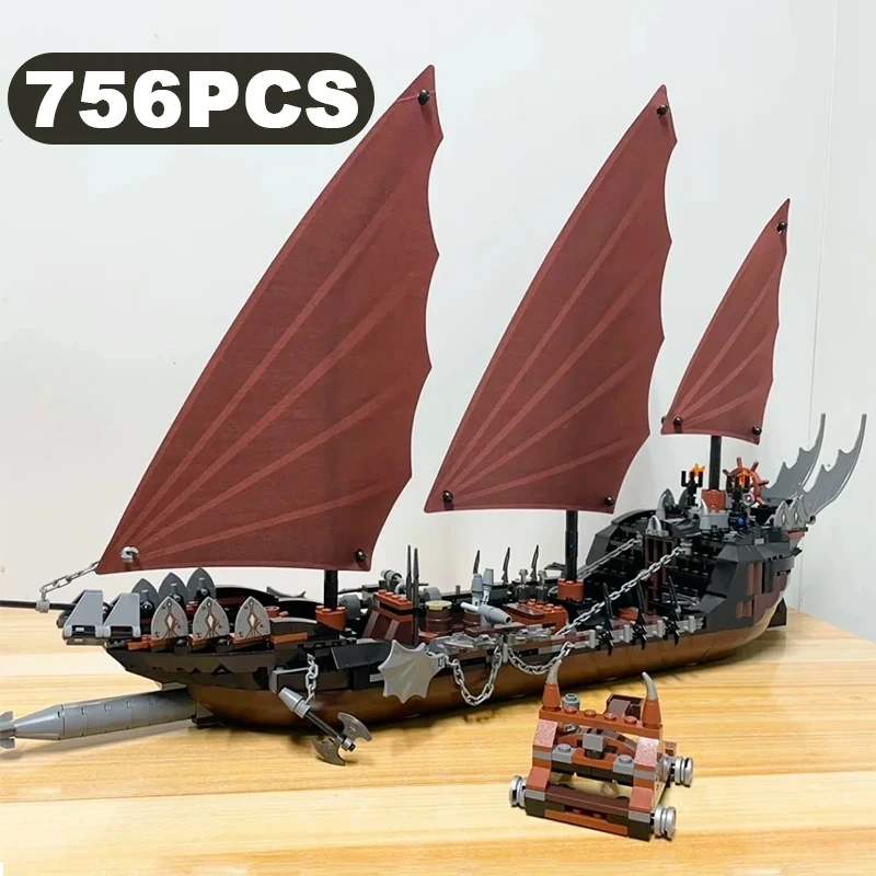 756PCS Pirate Ship Ambush Ghost Pirate Ship Building Blocks Boat Model Caribbean Adventure Assemble Brick Toy Gift For Kid Adult
756PCS Pirate Ship Ambush Ghost Pirate Ship Building Blocks Boat Model Caribbean Adventure Assemble Brick Toy Gift For Kid Adult