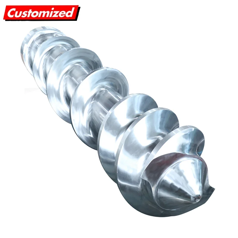 Custom screw conveyors and spiral blades manufacturing service for bulk material handling in agriculture industry and recycling
Custom screw conveyors and spiral blades manufacturing service for bulk material handling in agriculture industry and recycling