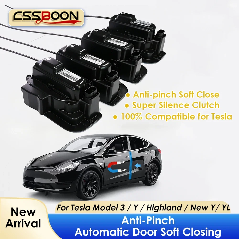 CSSBOON 2026 Electric Door Suction Lock Model 3 Y Soft Closing for Tesla New Y Juniper 2016-2026 Anti Pinch Ultra Silence Motor
CSSBOON 2026 Electric Door Suction Lock Model 3 Y Soft Closing for Tesla New Y Juniper 2016-2026 Anti Pinch Ultra Silence Motor