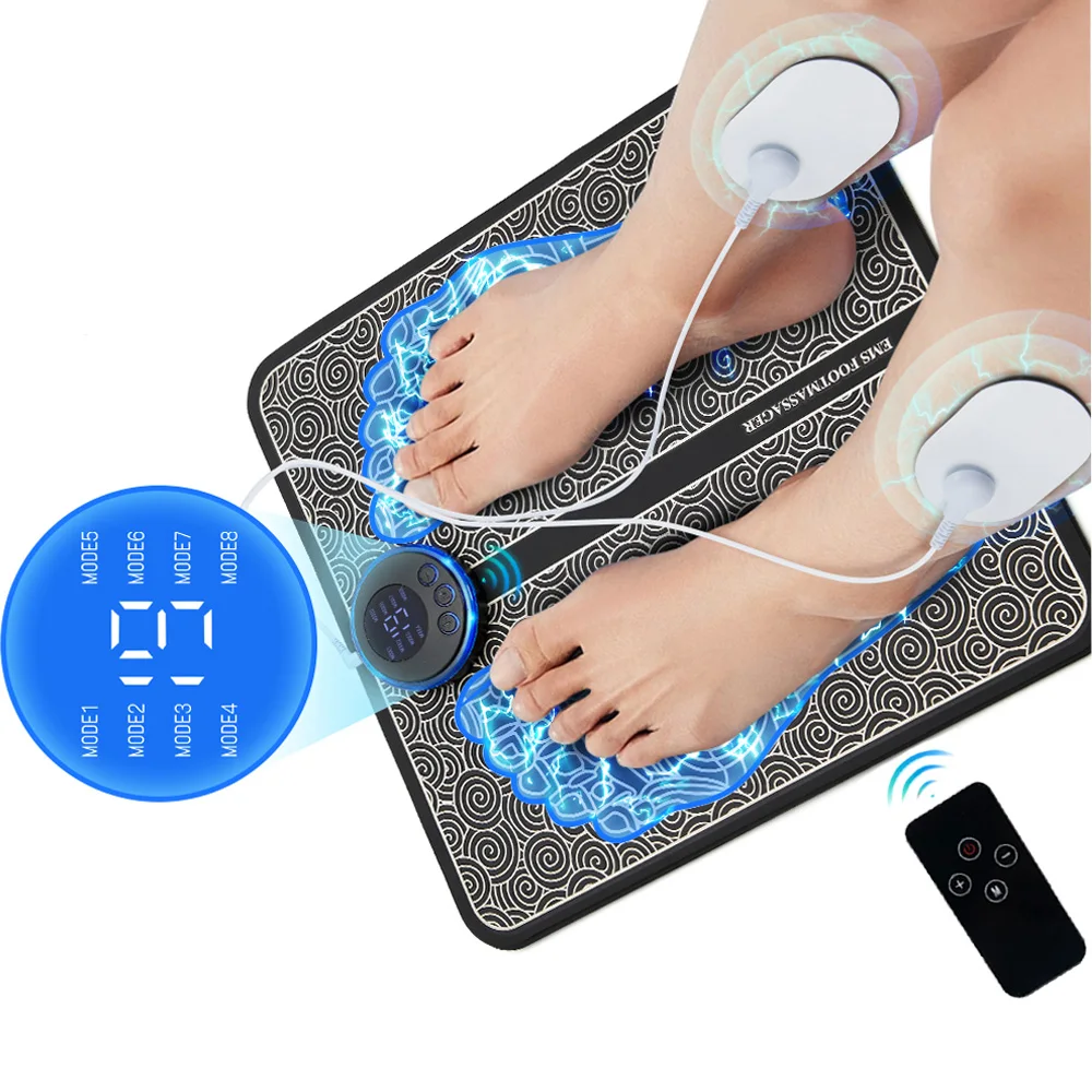 Electric Foot Massager Pad EMS Muscle Massage Mat Relaxation Trainer for Feet Massage Fitness Outdoor Sport Home Family Relax
Electric Foot Massager Pad EMS Muscle Massage Mat Relaxation Trainer for Feet Massage Fitness Outdoor Sport Home Family Relax