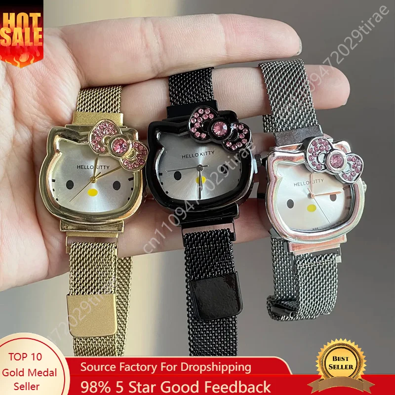 Kawaii Hello Kitty Sanrio Wrist Watch Figure Magnetic Attraction Quartz Watch Y2K Jewelry Accessory Lovers Gifts Cos Accessories
Kawaii Hello Kitty Sanrio Wrist Watch Figure Magnetic Attraction Quartz Watch Y2K Jewelry Accessory Lovers Gifts Cos Accessories