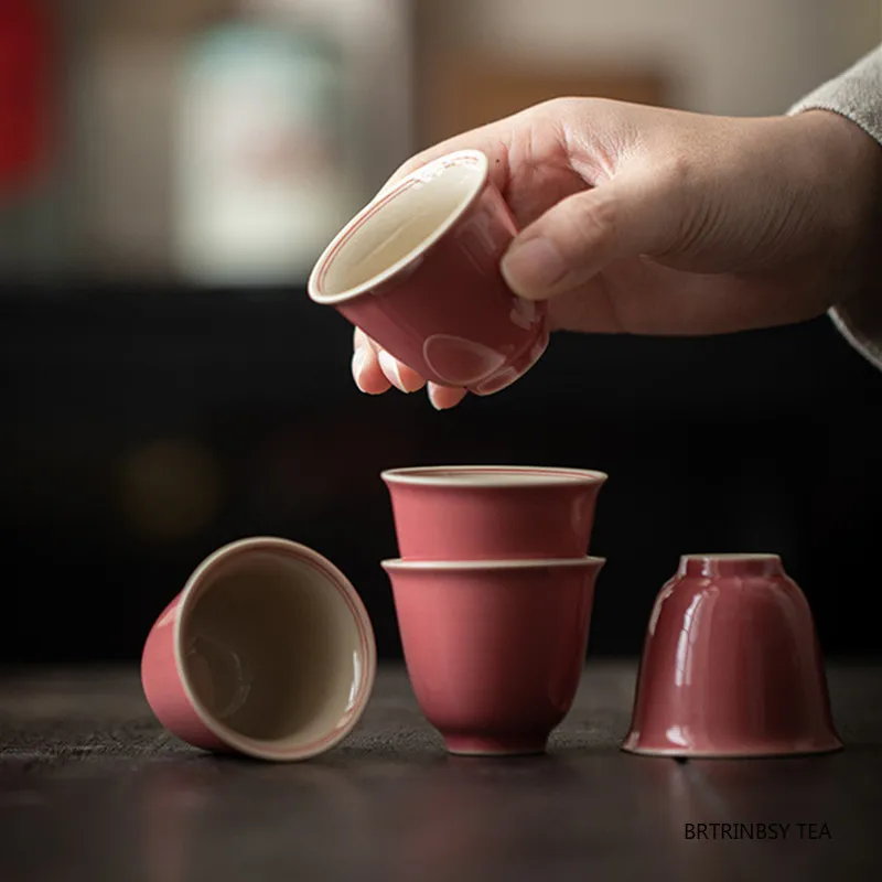1 Pc Chinese Vintage Ceramic Tea Cup Handmade Solid Color Tea Bowl Travel Personal Master Teacup Household Teaware Tea Set 40ml
1 Pc Chinese Vintage Ceramic Tea Cup Handmade Solid Color Tea Bowl Travel Personal Master Teacup Household Teaware Tea Set 40ml