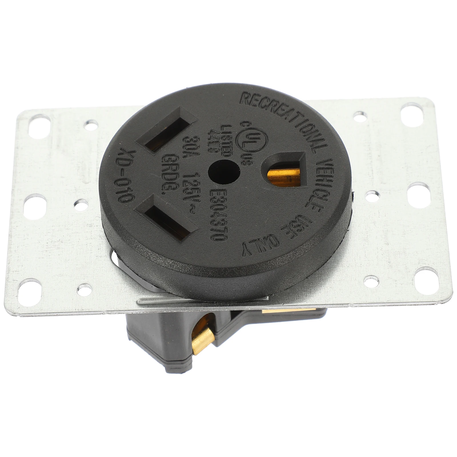 American Converter RV Outlet 30A 125V TT-30R Flush Mount Receptacle Black Industrial Grade Electrical Socket Trailer Accessories
American Converter RV Outlet 30A 125V TT-30R Flush Mount Receptacle Black Industrial Grade Electrical Socket Trailer Accessories