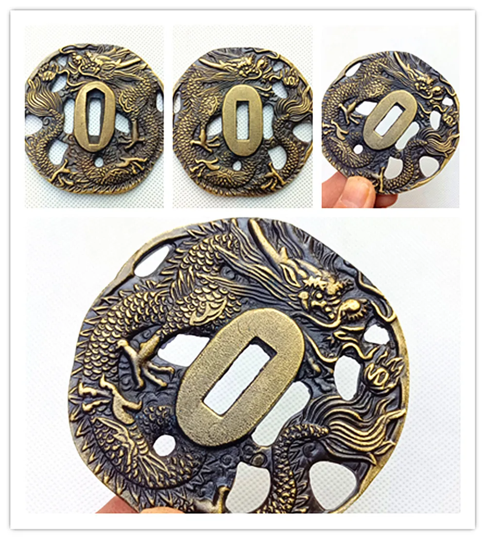 Alloy Dragon Guard Tsuba For Japanese Samurai Katana Sword Wakizashi Tanto Fittings
Alloy Dragon Guard Tsuba For Japanese Samurai Katana Sword Wakizashi Tanto Fittings