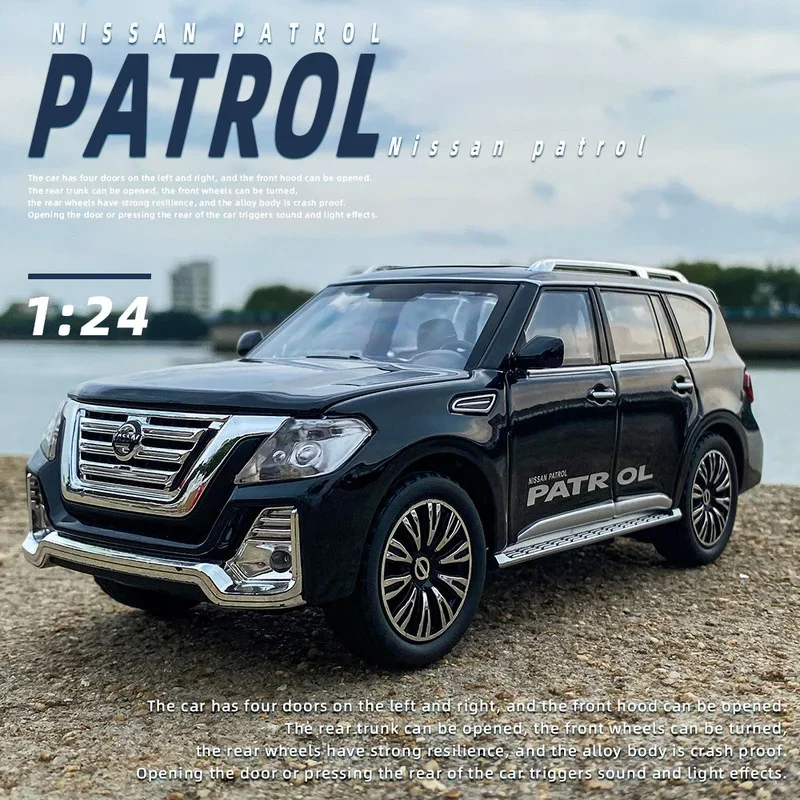 1:24 Nissan Patrol SUV Alloy Diecasts Toy Car Model Metal Vehicle Body Rubber Tire Sound And Light Pull Back Children's Toys
1:24 Nissan Patrol SUV Alloy Diecasts Toy Car Model Metal Vehicle Body Rubber Tire Sound And Light Pull Back Children's Toys