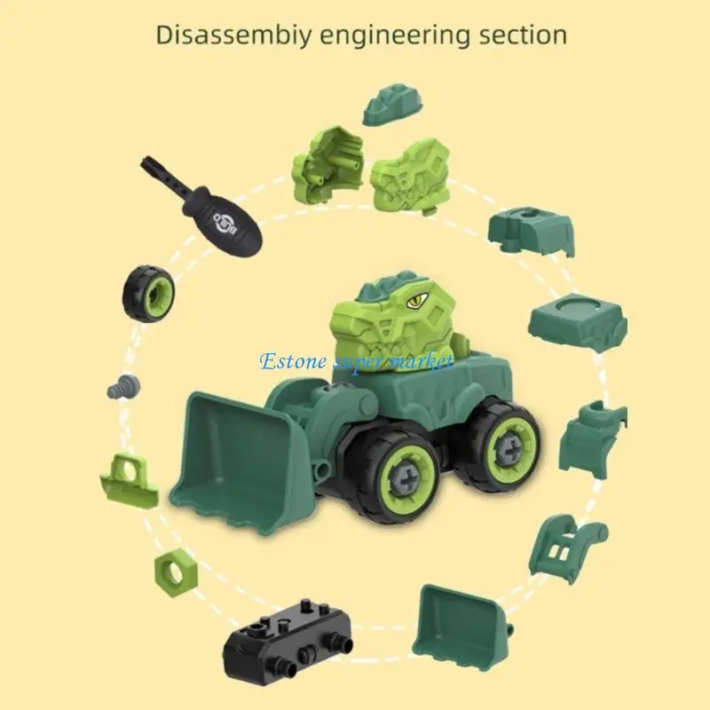 090B Cartoon Screw Assemble&Disassemble Dinosaur Engineering Vehicle Children Interactive Educational DIY Infant Gift Doll
090B Cartoon Screw Assemble&Disassemble Dinosaur Engineering Vehicle Children Interactive Educational DIY Infant Gift Doll
