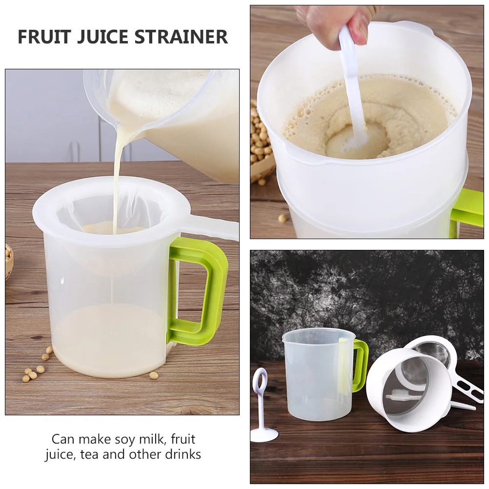 Soy Milk Filter Cup Set Yogurt Reusable Food Strainer Juice Mesh Fine for Liquids Nut
Soy Milk Filter Cup Set Yogurt Reusable Food Strainer Juice Mesh Fine for Liquids Nut