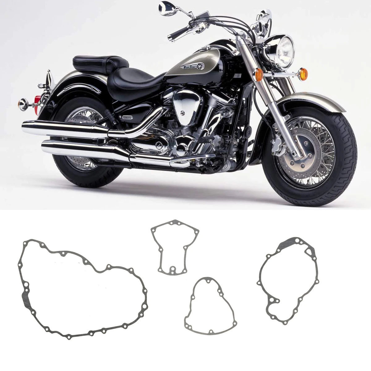 4pcs Gasket Kits For Yamaha XV1600 Road Star 1600 99-03 XV1700 Roadstar1700 2002-2014
4pcs Gasket Kits For Yamaha XV1600 Road Star 1600 99-03 XV1700 Roadstar1700 2002-2014