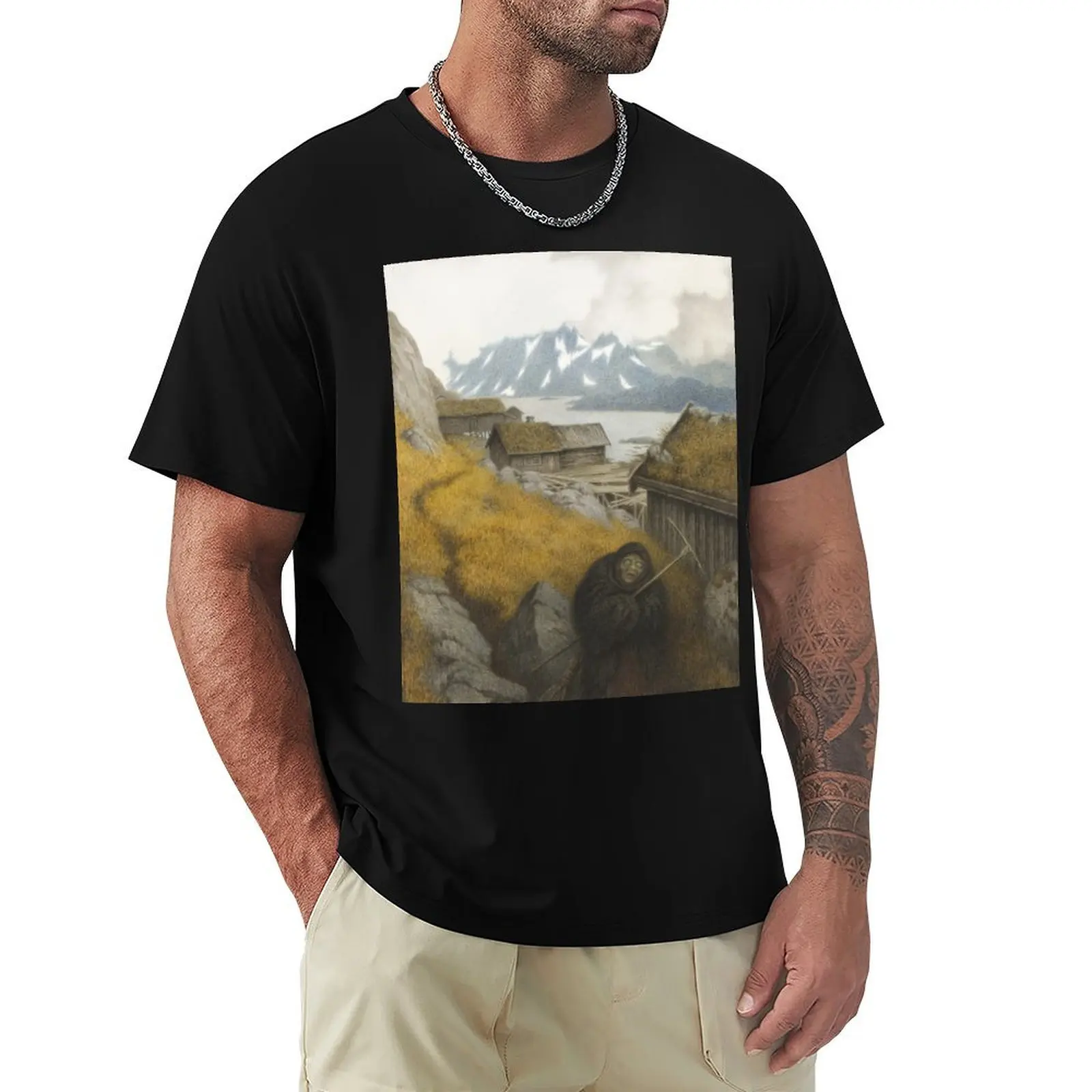 She covers the whole country by Theodor Kittelsen, 1904 T-Shirt Ultra Soft Breathable Tee Top
She covers the whole country by Theodor Kittelsen, 1904 T-Shirt Ultra Soft Breathable Tee Top