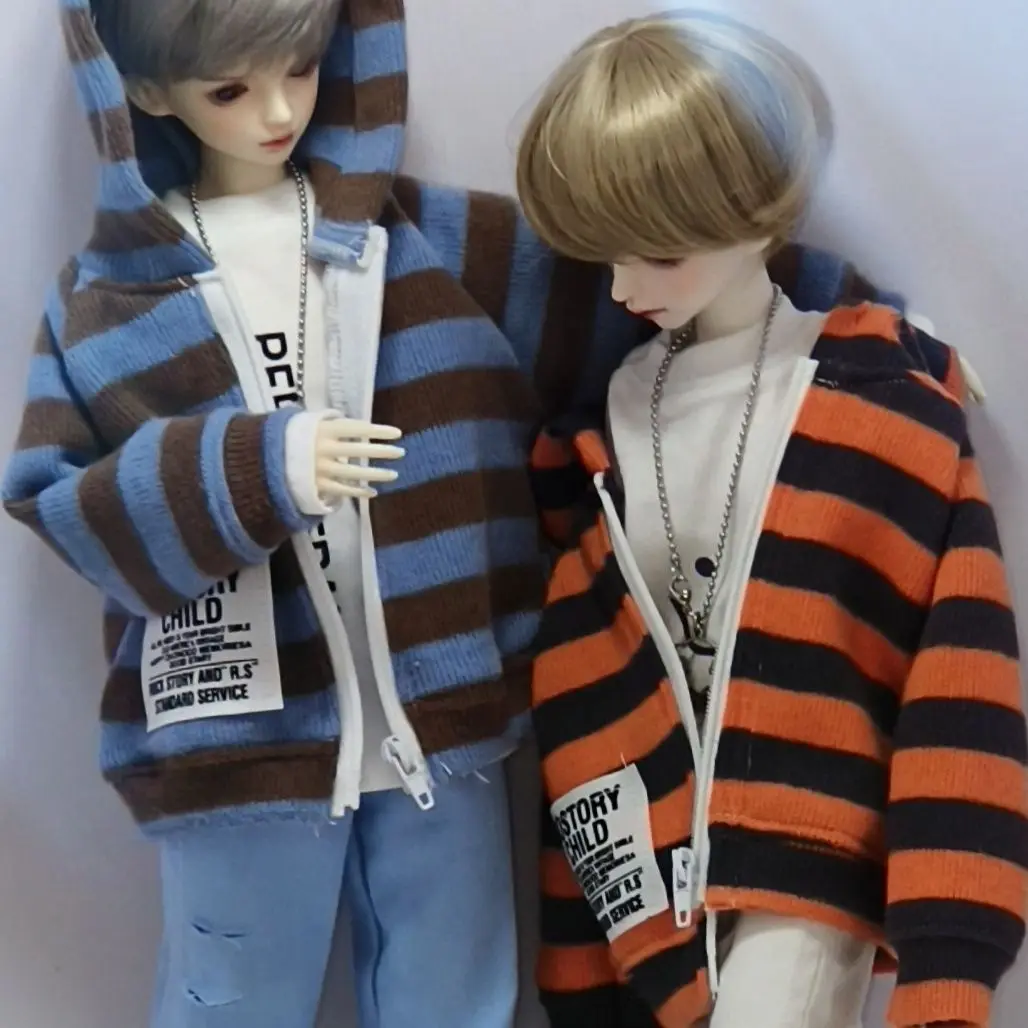 1/4 Doll's Clothes for Male Feale Bjd Doll Hooded Sweater Coat Zipper Top Cardigan Versatile Girl Toys Dress Up Doll Accessories
1/4 Doll's Clothes for Male Feale Bjd Doll Hooded Sweater Coat Zipper Top Cardigan Versatile Girl Toys Dress Up Doll Accessories