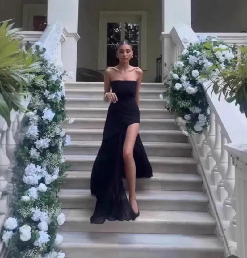 High Slit Evening Dress Women Patchwork Maxi Dresses Sexy Club Party Dress Ball Gowns Fashion Summer Women Clothing Robes
High Slit Evening Dress Women Patchwork Maxi Dresses Sexy Club Party Dress Ball Gowns Fashion Summer Women Clothing Robes