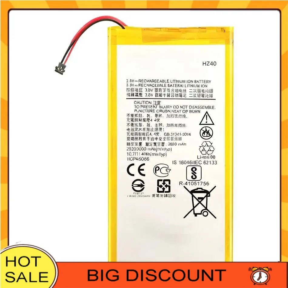 HZ40 3000Mah For Motorola Moto Z2 Play XT1710-08 XT1710 XT1710-06 XT1710-09 XT1710-11 Premium Replacement Mobile Phone Battery
HZ40 3000Mah For Motorola Moto Z2 Play XT1710-08 XT1710 XT1710-06 XT1710-09 XT1710-11 Premium Replacement Mobile Phone Battery