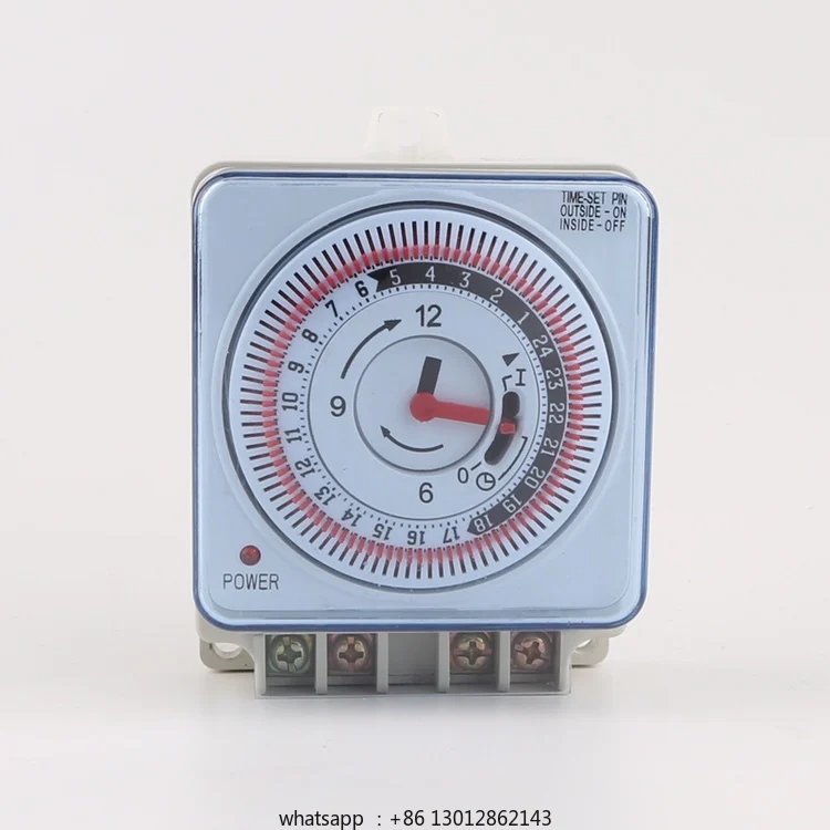 24-Hour cycle mechanical timing switch socket