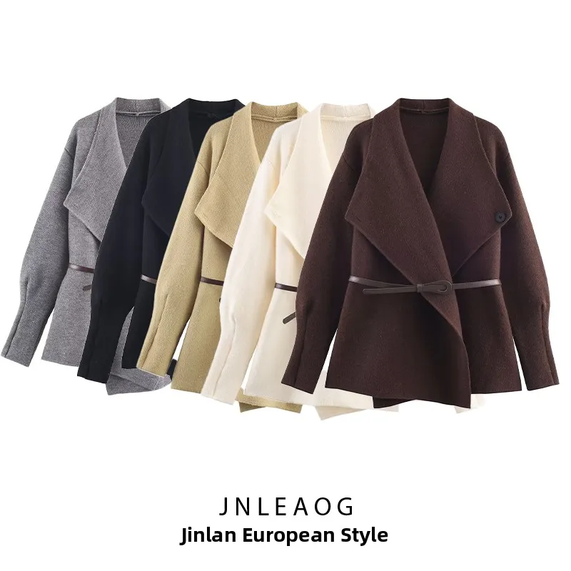 JNLEAOG Women's Knitted Suit Belted Versatile Fashion Design Autumn New Arrival Business Casual Long Sleeve Polyester
JNLEAOG Women's Knitted Suit Belted Versatile Fashion Design Autumn New Arrival Business Casual Long Sleeve Polyester