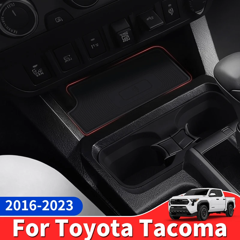 For 2016-2023 Toyota Tacoma Central Console Wireless Charger Silicone Protective Pad Car Interior Upgraded Accessories
For 2016-2023 Toyota Tacoma Central Console Wireless Charger Silicone Protective Pad Car Interior Upgraded Accessories