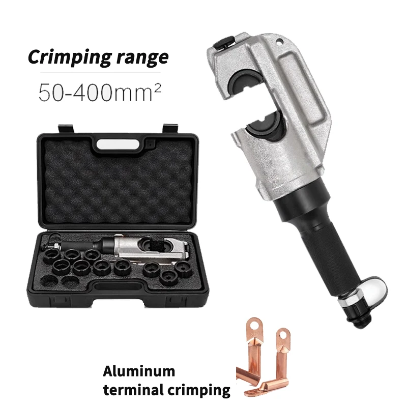 EP510H Split Type Hydraulic Crimping Pliers Copper Aluminum Terminal Cable Manual Quick Crimp Device Clamp Tools Range 50-400MM²
EP510H Split Type Hydraulic Crimping Pliers Copper Aluminum Terminal Cable Manual Quick Crimp Device Clamp Tools Range 50-400MM²