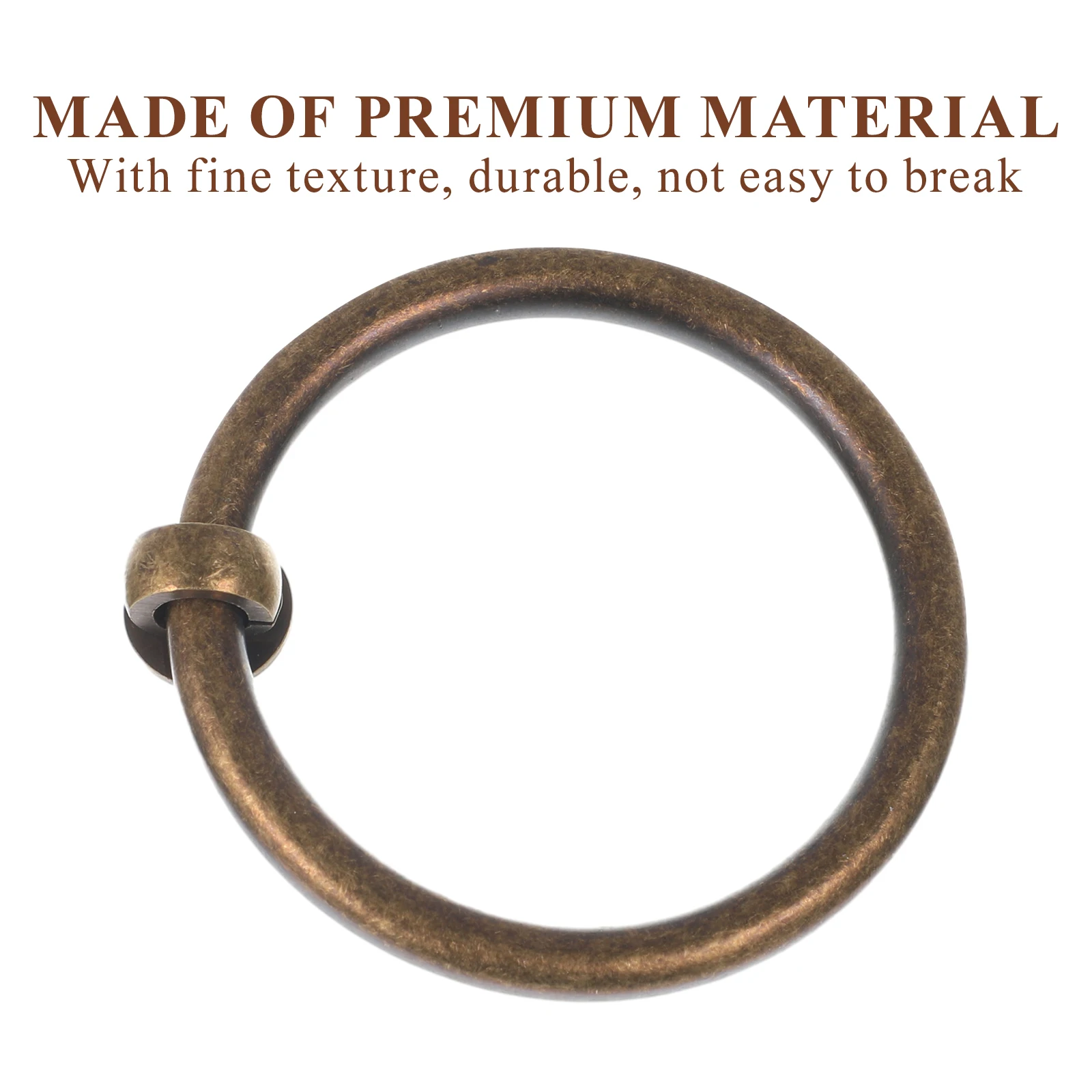Solid Furniture Pulls 6.5cm Copper Round Drawer Ring Handles for Cabinets Wardrobe Doors Bookcases Durable Non Fading
Solid Furniture Pulls 6.5cm Copper Round Drawer Ring Handles for Cabinets Wardrobe Doors Bookcases Durable Non Fading