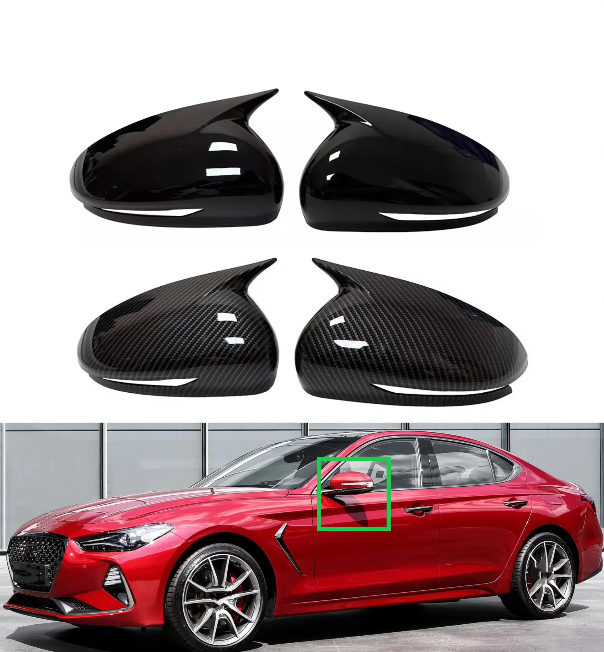Fit For Genesis G70 2017-2023 Car Sticker Rearview Side Mirror Cover Wing Cap Exterior Door Rear View Case Trim Carbon Fiber
Fit For Genesis G70 2017-2023 Car Sticker Rearview Side Mirror Cover Wing Cap Exterior Door Rear View Case Trim Carbon Fiber