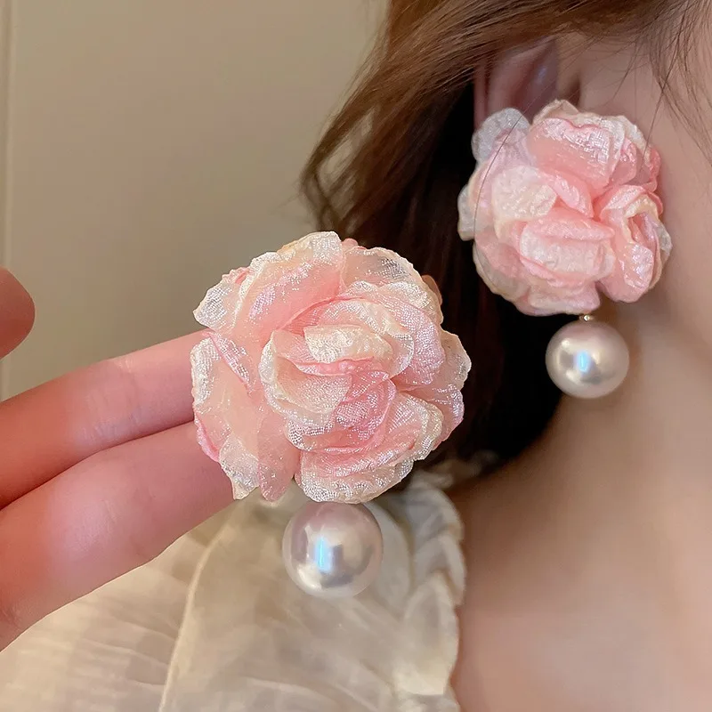 Pink Flower Lmitation Pearl Women's Drop Earrings Fashion Suitable For Casual Holiday Party For Women Earrings Fashion Jewelry
Pink Flower Lmitation Pearl Women's Drop Earrings Fashion Suitable For Casual Holiday Party For Women Earrings Fashion Jewelry