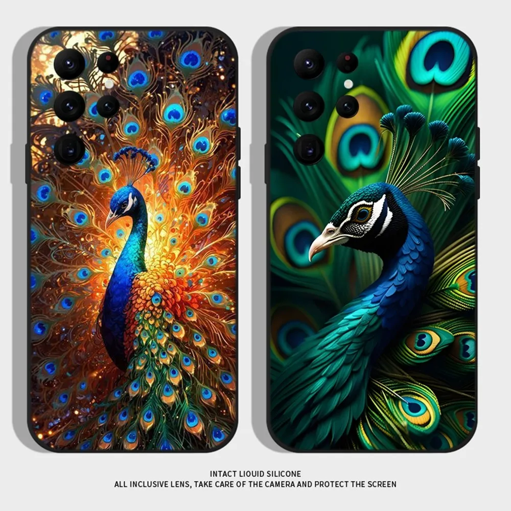 Peacock Feathers Phone Case For Samsung S25,S24 Ultra,S20,S30 plus,S22 plus,S23,S30 ultra 5G Silicone Cover
Peacock Feathers Phone Case For Samsung S25,S24 Ultra,S20,S30 plus,S22 plus,S23,S30 ultra 5G Silicone Cover