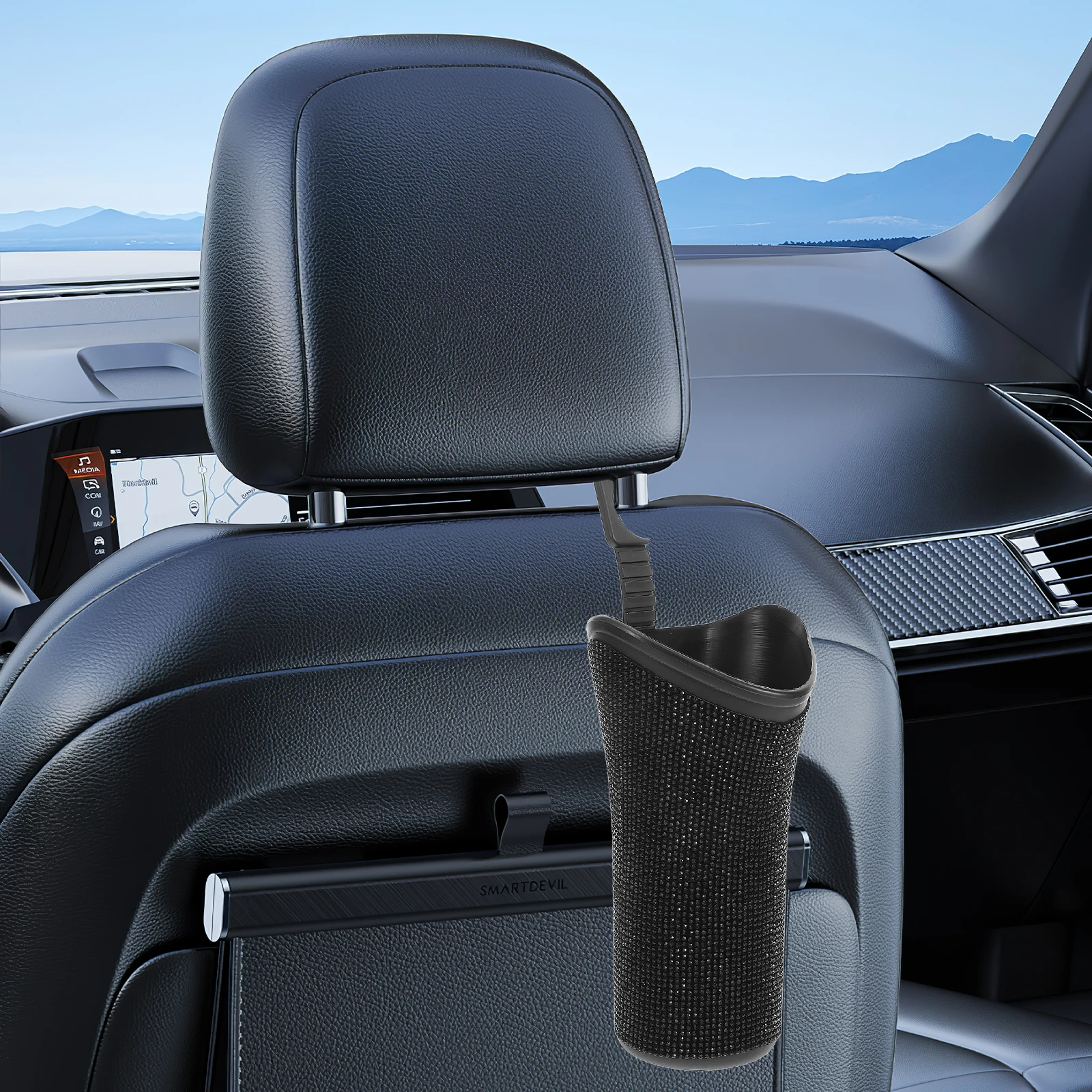 Multifunctional Car Holder Bling Rain Umbrella Storage Organizer Auto Interior Plastic Bucket Hanging Design Seat Back Accessory 
Multifunctional Car Holder Bling Rain Umbrella Storage Organizer Auto Interior Plastic Bucket Hanging Design Seat Back Accessory