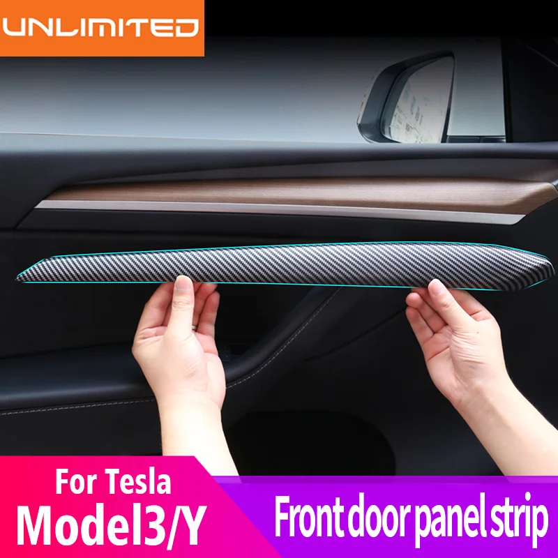 Car For Tesla 2021-2022 Model 3 Y Front door panel trim strip Dashboard Cover Sticker Protective Interior Decoration Accessories
Car For Tesla 2021-2022 Model 3 Y Front door panel trim strip Dashboard Cover Sticker Protective Interior Decoration Accessories