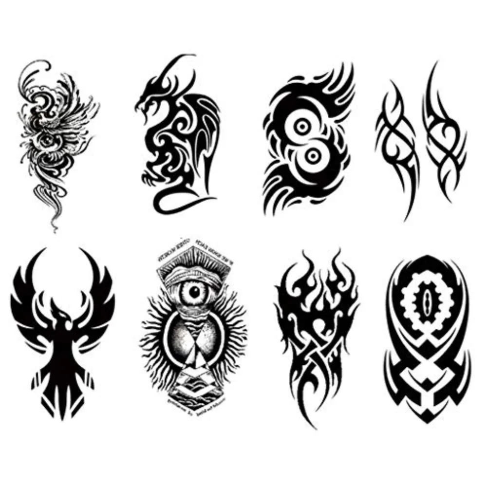 8 Large Tribal Temporary Tattoos 120*190mm - Waterproof Fake Tattoos Dragon Bird Eye Geometric Art
8 Large Tribal Temporary Tattoos 120*190mm - Waterproof Fake Tattoos Dragon Bird Eye Geometric Art