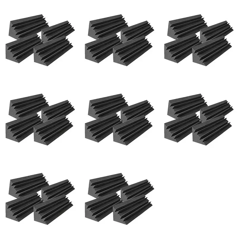【HOUSEHOLD GOODS】32 Pcs Acoustic Panels Studio Acoustic Soundproof Foam,Sound Treatment Bass Trap Corner,Sound Panels Wedges,12X
【HOUSEHOLD GOODS】32 Pcs Acoustic Panels Studio Acoustic Soundproof Foam,Sound Treatment Bass Trap Corner,Sound Panels Wedges,12X
