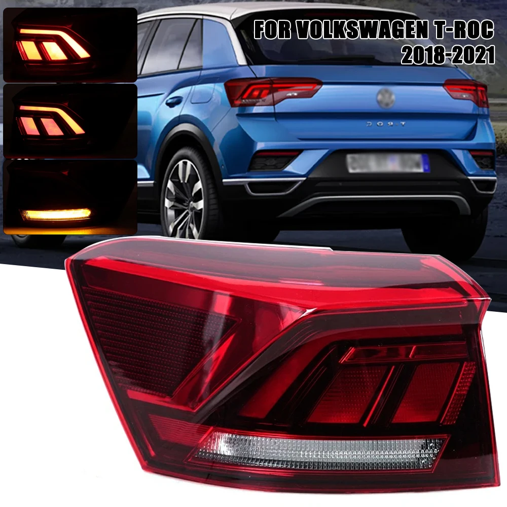 LED Rear Tail Light For Volkswagen VW T-ROC 2018 2019 2020 2021 Car Signal Brake Lamp Bumper Warning Light
LED Rear Tail Light For Volkswagen VW T-ROC 2018 2019 2020 2021 Car Signal Brake Lamp Bumper Warning Light