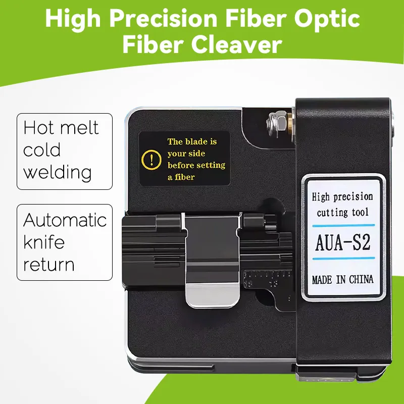 Fiber Cleaver AUA-S2 FTTH Cable Fiber Optic Cutting Knife Three-in-one Clamp Slot 16 Surface Blade
Fiber Cleaver AUA-S2 FTTH Cable Fiber Optic Cutting Knife Three-in-one Clamp Slot 16 Surface Blade