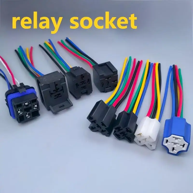 5/10/20Pcs 5 Pin Automotive Relay Socket Harness Connector Plug Bakelite Relay Base Seat for 12V 24V 4Pin 5Pin Auto Relay
5/10/20Pcs 5 Pin Automotive Relay Socket Harness Connector Plug Bakelite Relay Base Seat for 12V 24V 4Pin 5Pin Auto Relay