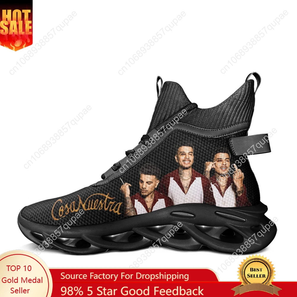 Singer Rauw Alejandro Cosa Nuestra High Top Flats Sneakers Men Women Lightweight Casual Sports Hiking Travel Shoes Running Shoes
Singer Rauw Alejandro Cosa Nuestra High Top Flats Sneakers Men Women Lightweight Casual Sports Hiking Travel Shoes Running Shoes