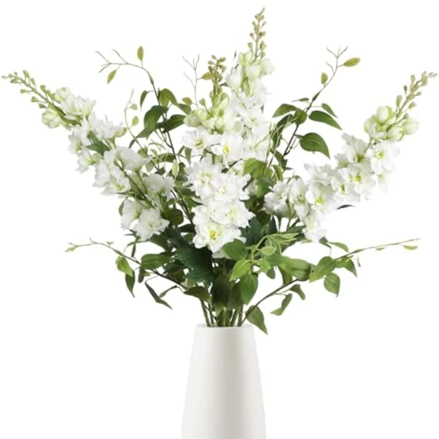 8PCS Artificial Delphinium Flowers with Clematis Greenery Long Stem Flowers 29.5" Larkspur Artificial Flowers for Wedding Cente
8PCS Artificial Delphinium Flowers with Clematis Greenery Long Stem Flowers 29.5" Larkspur Artificial Flowers for Wedding Cente