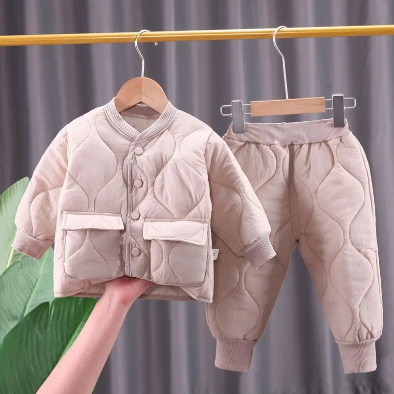 Winter Autumn Baby Boys Clothes Full Sleeve Parkas Pants 2pcs/Set Cotton Warm New Ski Suit Children Clothing Toddler Tracksuits
Winter Autumn Baby Boys Clothes Full Sleeve Parkas Pants 2pcs/Set Cotton Warm New Ski Suit Children Clothing Toddler Tracksuits