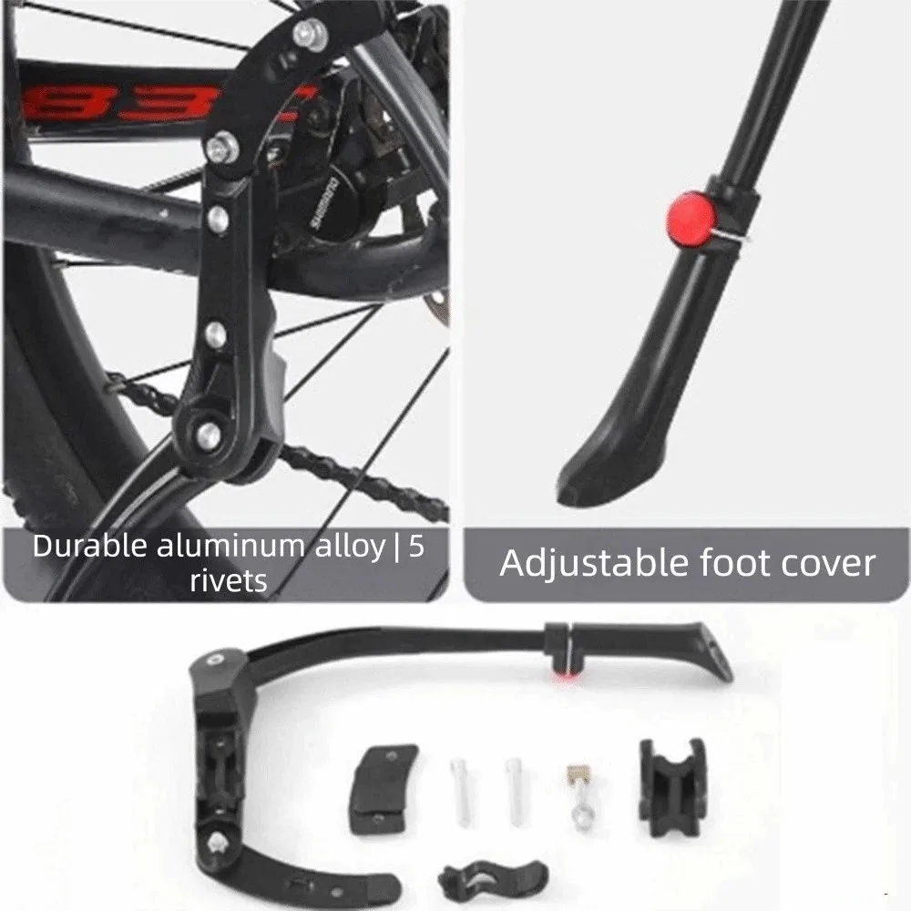 Adjustable Bicycle Kickstand Universal Solid Bike Side Rear Kick Stand Reliable Heavy Duty Bike Rear Mount Kickstand
Adjustable Bicycle Kickstand Universal Solid Bike Side Rear Kick Stand Reliable Heavy Duty Bike Rear Mount Kickstand